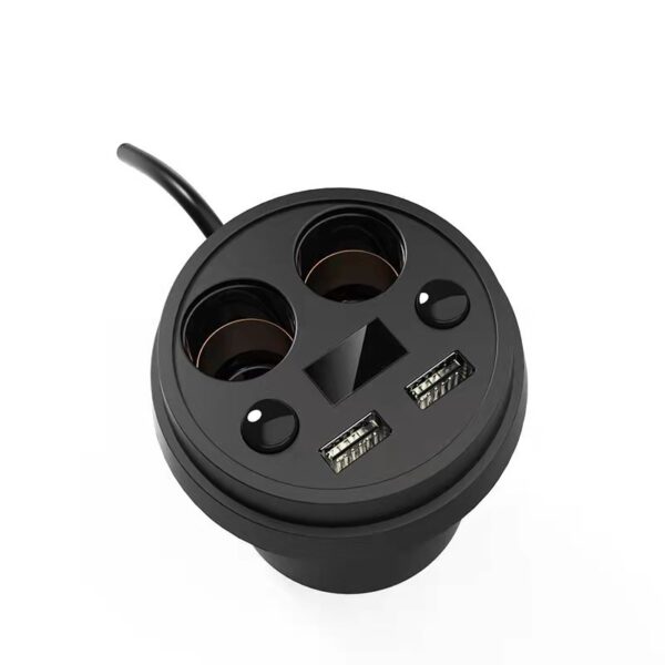 Car Charger Cup Type Fast Charging Plug Car Mobile Phone Multi-function Cup Type Car Charger - Image 4