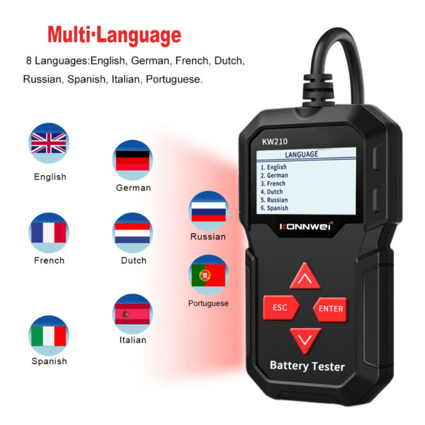 Car battery capacity battery detector tester