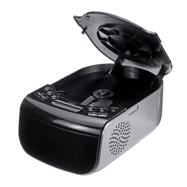 LCD Digital Alarm Dual Speakers  Radio CD Music Player - Image 8
