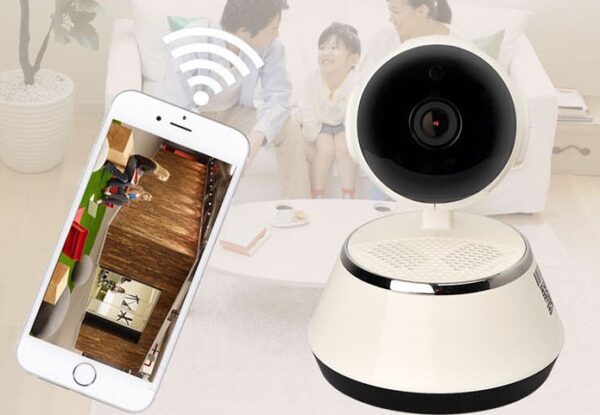 Wireless IP Camera WIFI 720P Home Security Cam Micro SD Slot Support Microphone & P2P Free APP ABS Plastic - Image 4