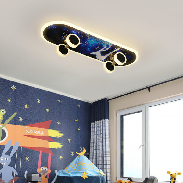 Ceiling Scooter Smart Colorful Bedroom Light - Image 2