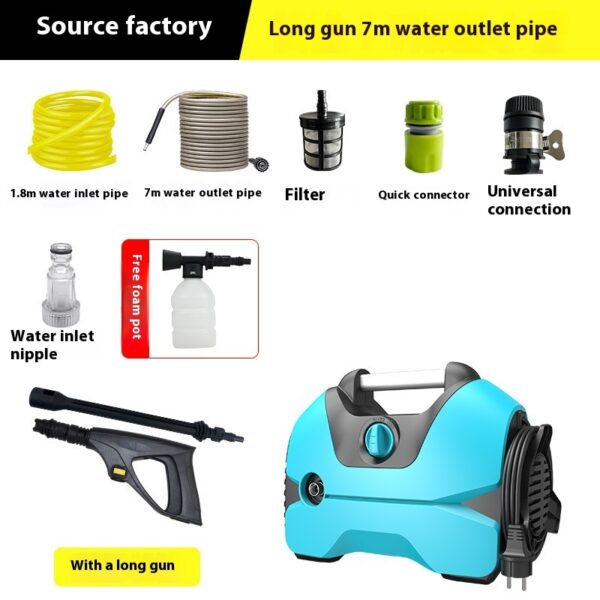 Portable Household High-pressure Car Washing Machine Portable 220V Washing Machine - Image 2