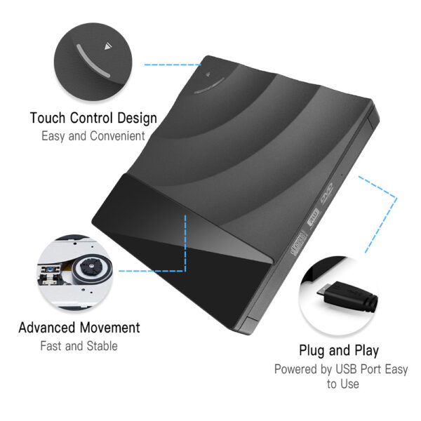New Portable Ultra-thin Drive Burner - Image 3