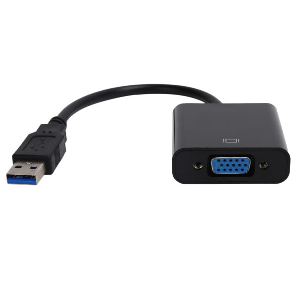 USB3.0 to VGA Converter 5Gbps HD 1080P Adapter Cable 15Pin Female External Video CardBlack - Image 5