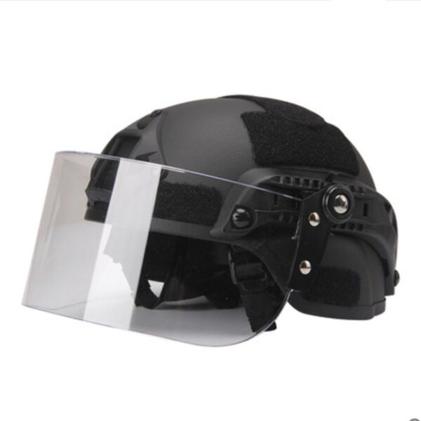 Transparent Windproof Lens Explosion-proof Guide Rail Mask Helmet Face Protection - Image 8