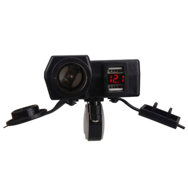 Motorcycle Scooter Car Refitting Accessories Cigarette Lighting Dual USB Refitting Car Charger With Wire 42A - Image 6