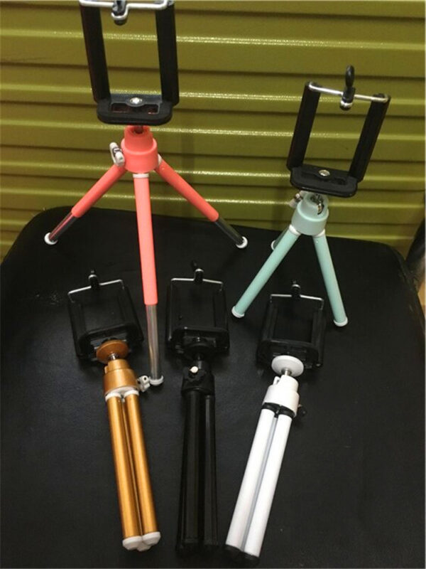 Compatible with Apple, Colorful digital camera Tripod stand Mini mobile phone stand Desktop photography Live selfie network red stand - Image 5