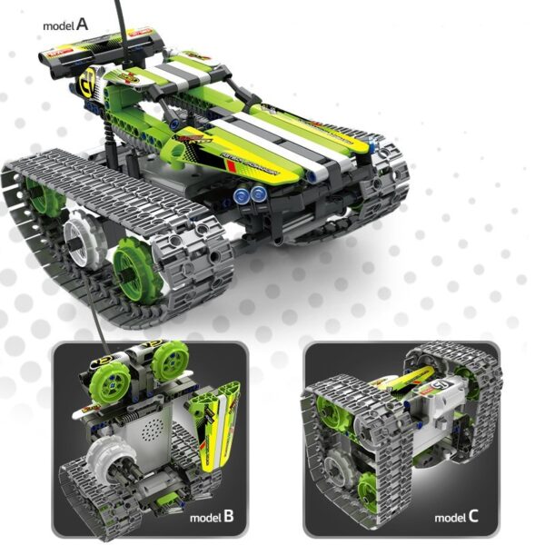 Crawler block stunt car electric remote control car model - Image 3