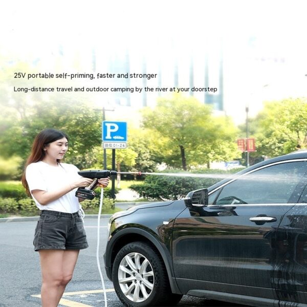 Portable Car Washing Machine Household Wireless Lithium Battery Car Washing Gun