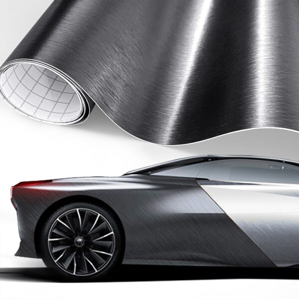 Car Styling Glossy Black 5D Carbon Fiber Vinyl film Car Wrap - Image 5