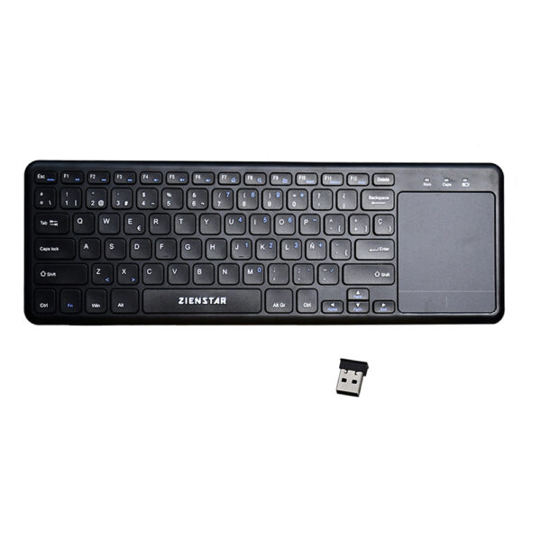 Portable lightweight wireless touch keyboard