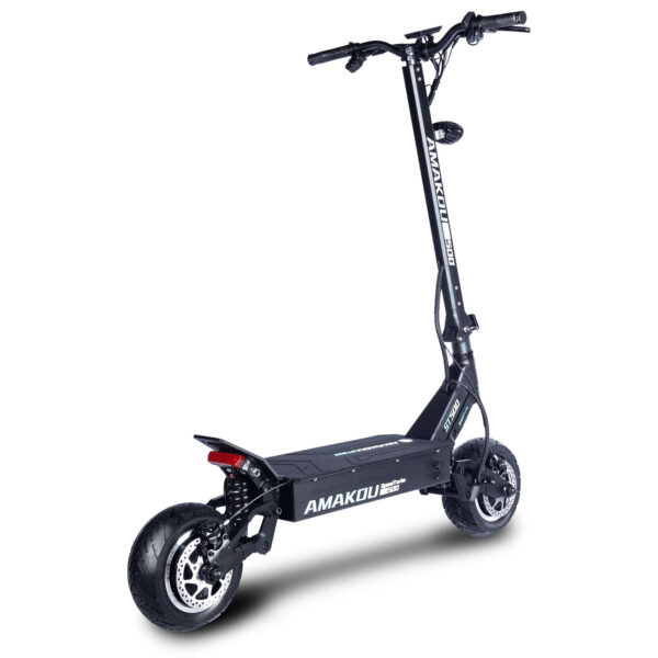 Electric Scooter, 72V Dual Power Motor, 11 Inch Road Tire Foldable Electric Scooter - Image 3