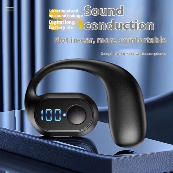 Business Wireless Headset Ear-mounted Non In-ear Smart Digital Display - Image 2