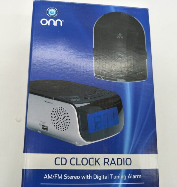 LCD Digital Alarm Dual Speakers  Radio CD Music Player - Image 7