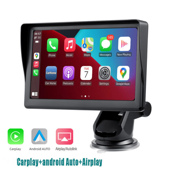 7 IPS Car Smart Screen Wireless Carplay Auto Mobile Phone Projection Screen Navigation - Image 7