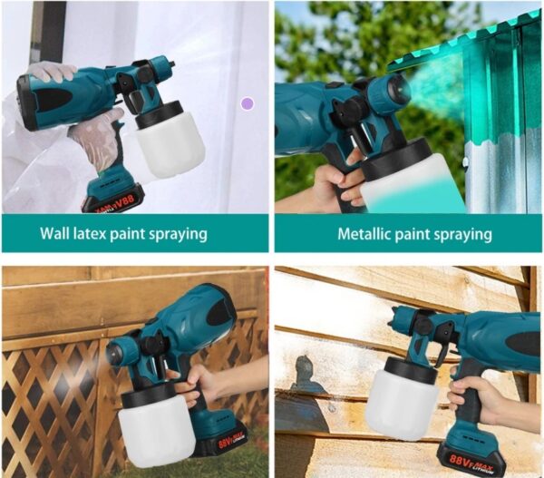 Electric Gun Lithium Battery Small Rechargeable Spray Pistol - Image 4