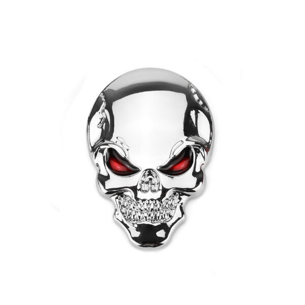 Car Metal Skull Sticker Body Sticker Red Eye Ghost Head - Image 4