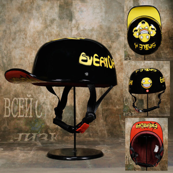Motor Car Half Helmet Scooter Scoop Helmet  Helmet - Image 5