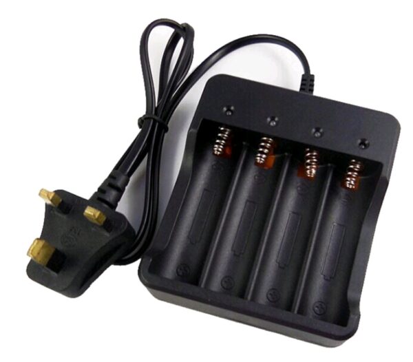 18650 lithium battery charger 4 slot 18650 four charge line charger 3.7v4.2v strong light flashlight charger - Image 3