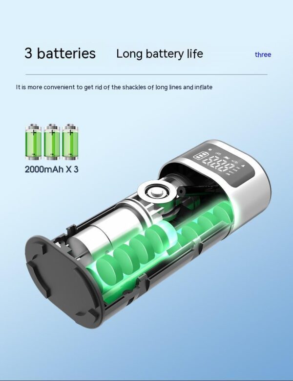 Portable Wireless Smart Vehicle Air Pump - Image 2