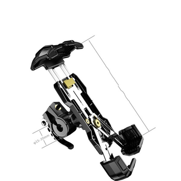 Aluminum Alloy Mobile Phone Holder Driving Electric Motorcycle Battery Car Bicycle Car - Image 5