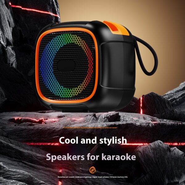 Colored Lights Portable Outdoor Wireless Bluetooth Audio - Image 2