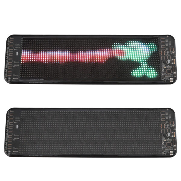 Programmable Car LED Sign LED Full-color Advertising Screen Ultra-thin Display Screen Custom Text Pattern Animation Display Car - Image 2