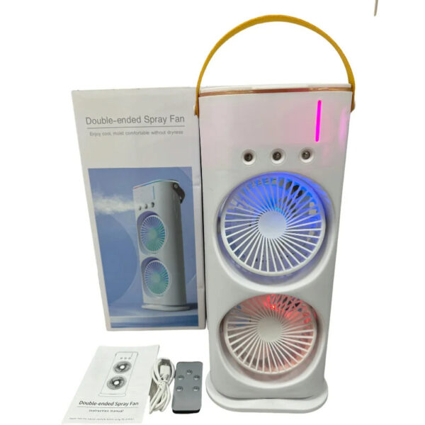 Double-ended Spray Fan Portable Humidifier Fan Air Conditioner Household Small Air Cooler Hydrocooling Portable Air Adjustment - Image 8