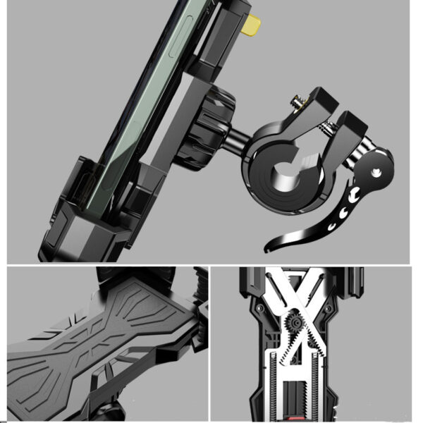 Aluminum Alloy Mobile Phone Holder Driving Electric Motorcycle Battery Car Bicycle Car - Image 4