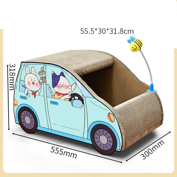 Cat Scratching Scooter SUV Car Shaped Scratching Board - Image 5