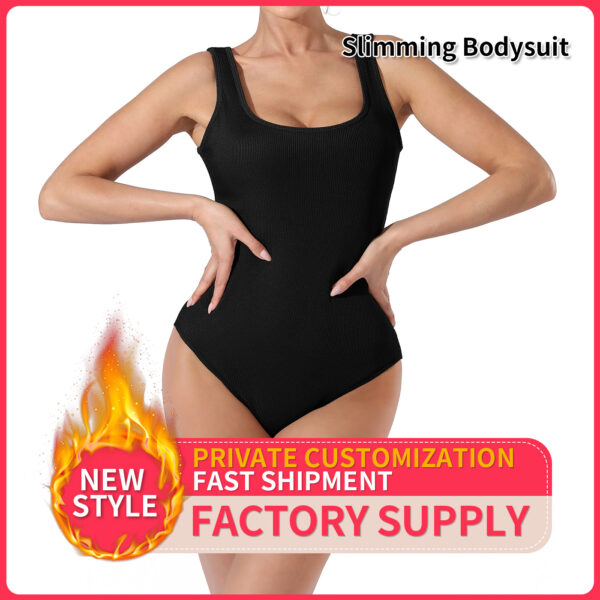 Women's Fashion Simple Solid Color Bodysuit - Image 7