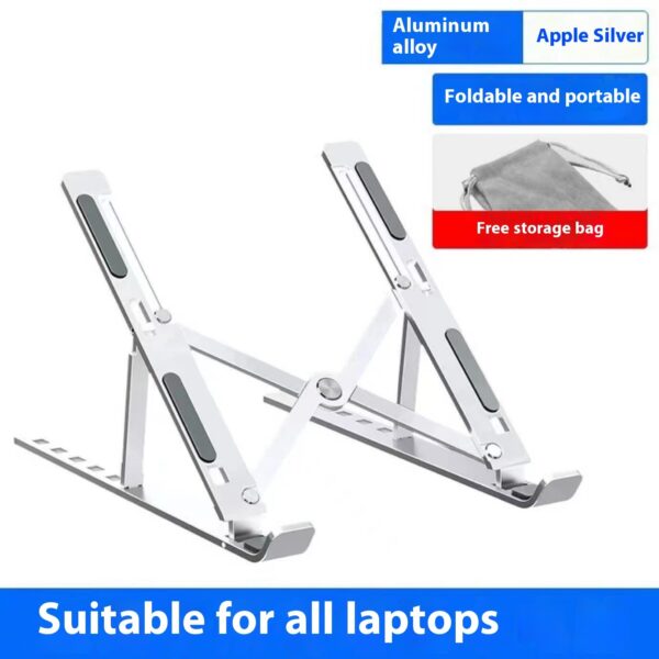 N3 Aluminum Alloy Laptop Stand Folding Cooling Increased By Tablet Computer Stand - Image 3