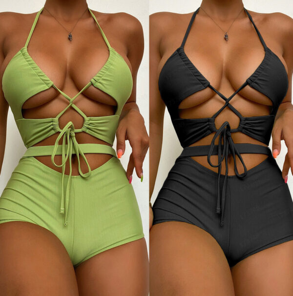 Solid Sexy String Women's Swimsuit - Image 10