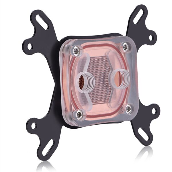 Computer PC CPU Water Cooling Block Waterblock Liquid Cooler 50mm Copper Base for Intel / AMD - Image 4