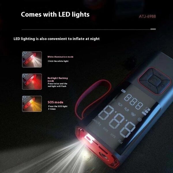 Portable Lithium Battery Car Tire Inflation - Image 2