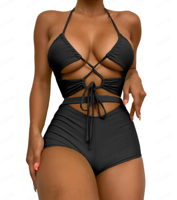 Solid Sexy String Women's Swimsuit - Image 4