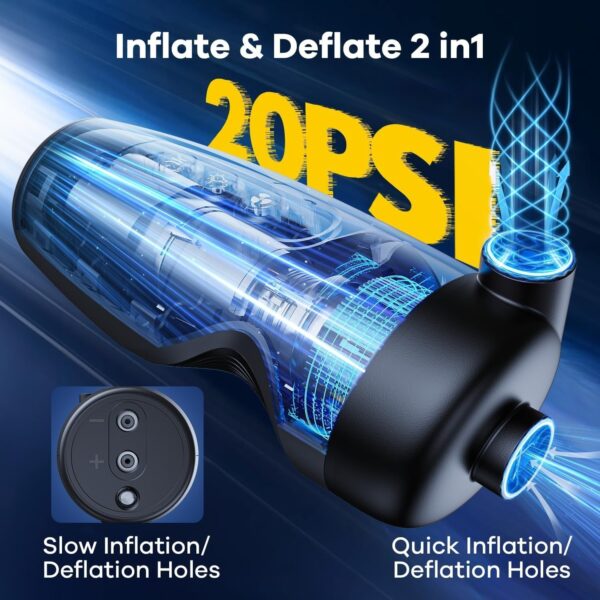 Household Outdoor Wireless Small Portable Inflator - Image 3