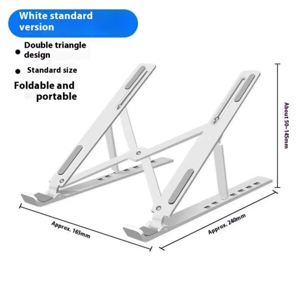 N3 Aluminum Alloy Laptop Stand Folding Cooling Increased By Tablet Computer Stand - Image 2