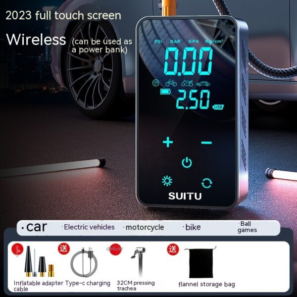 Car Wireless Air Portable Tire Pressure - Image 3