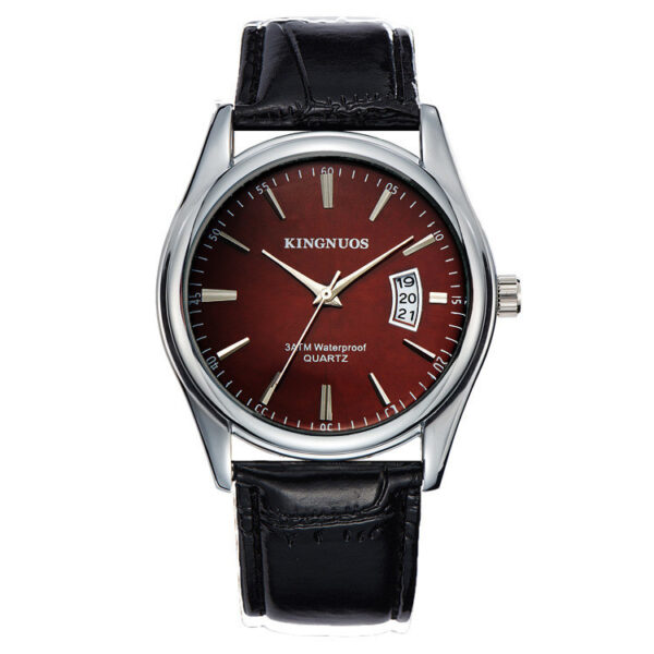 New Men's Single Calendar Waterproof Steel Band Watch - Image 6