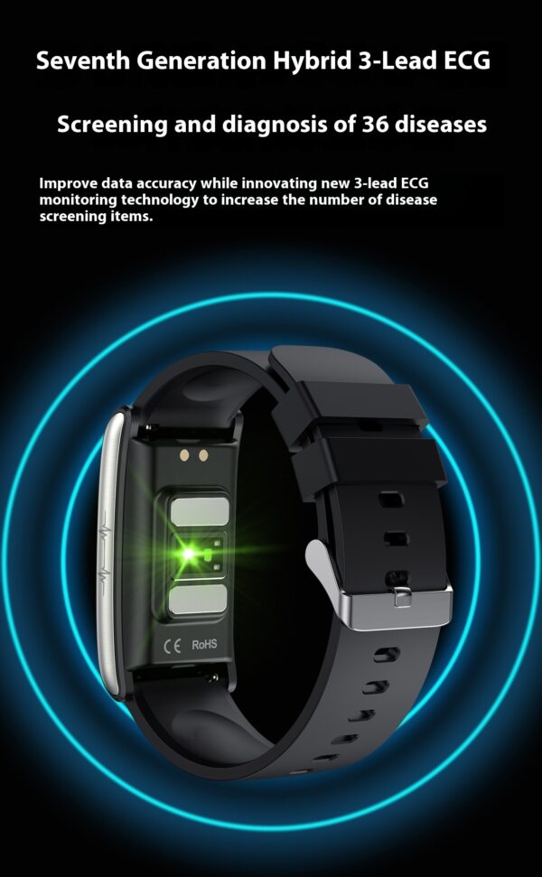 E600 Non-invasive Blood Sugar Testing Smart Watch - Image 10