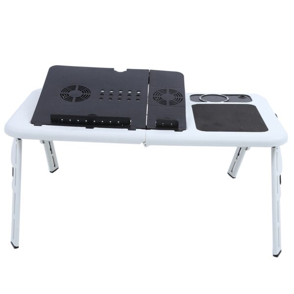 Laptop Notebook PC Folding Portable Car Bed Sofa Desk Stand Table Tray Cool Fan - Image 5