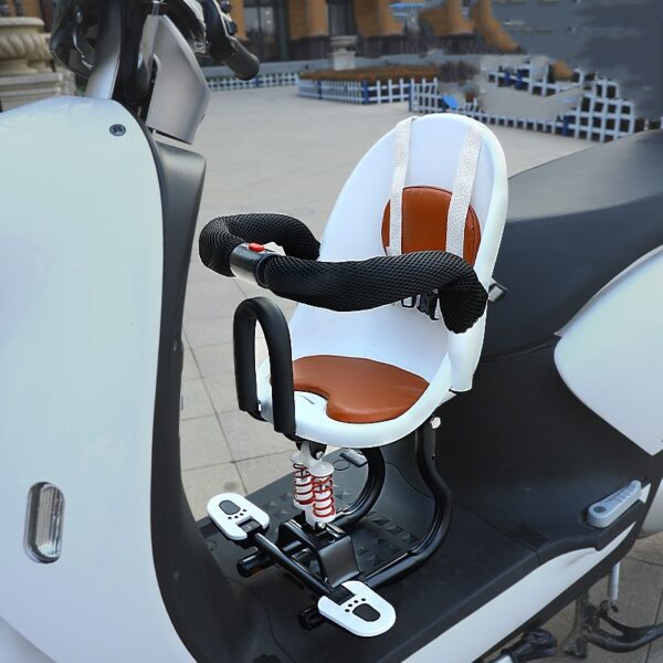 Front Baby Battery Scooter Safety Front Seat - Image 5