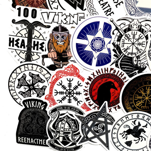 Ancient Rune Series Luggage Stickers Foreign Trade Graffiti Car - Image 3