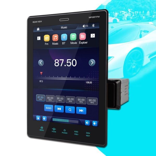 9.5 Inch Vertical Screen Car MP4 Card Locomotive Car MP5 Player - Image 2