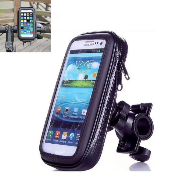 Bicycle Motorcycle Phone Holder Waterproof Case Bike Phone Bag For  Xs 11 Mobile Stand Support Scooter Cover - Image 5