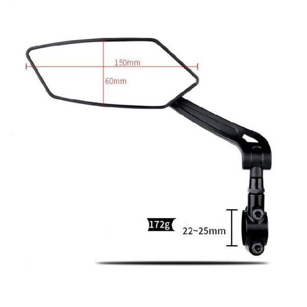 Wide-Angle Motorcycle Multi-Function Scooter Rearview Mirror Decoration Adjustment - Image 2