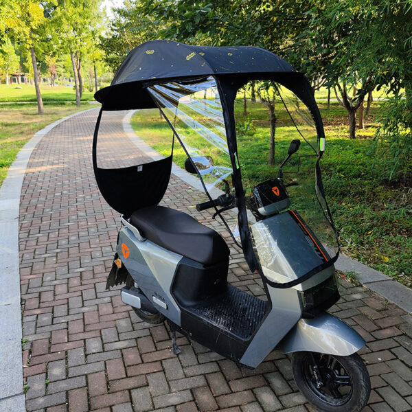 Canopy Battery Car Four Seasons Universal Motorcycle Sun Protection Sunshade - Image 2