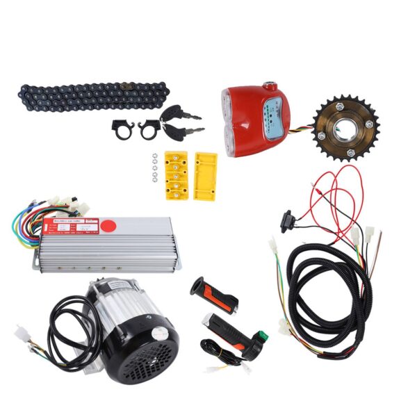 48V 800W DC Brushless Motor Kit Electric Bike Tricycle Scooter DIY Motor Conversion Kit - Image 2