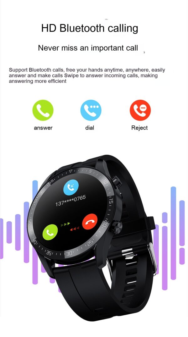 GT2 Smart Watch NFC Access Control Bluetooth Calling Sports Waterproof Monitoring Heart Rate Cross-border External Order - Image 5